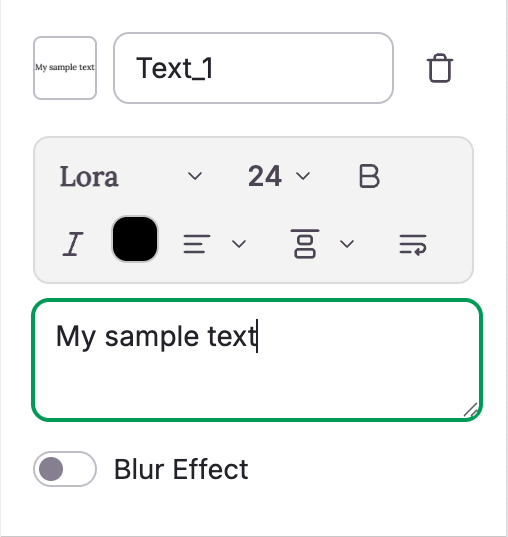 ai image editor text details