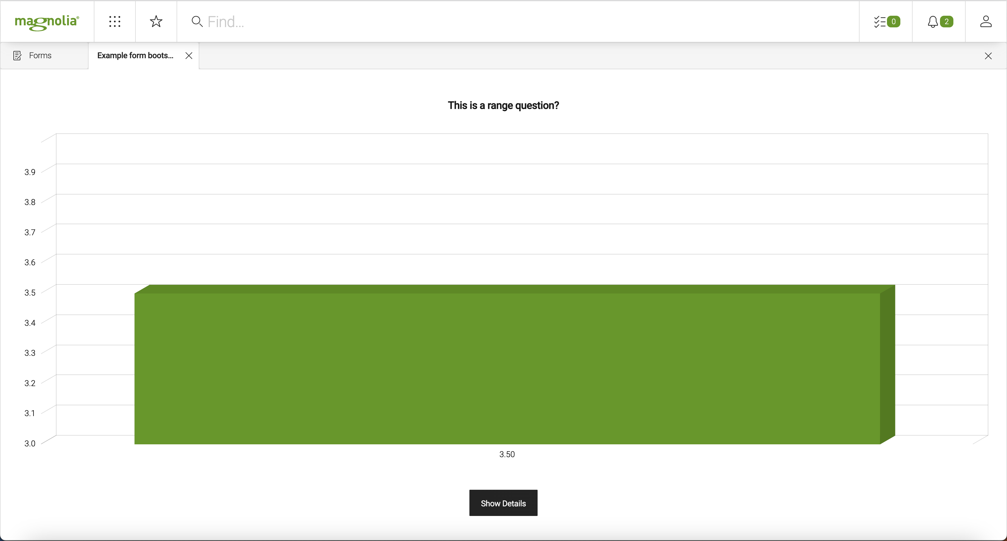 custom range chart