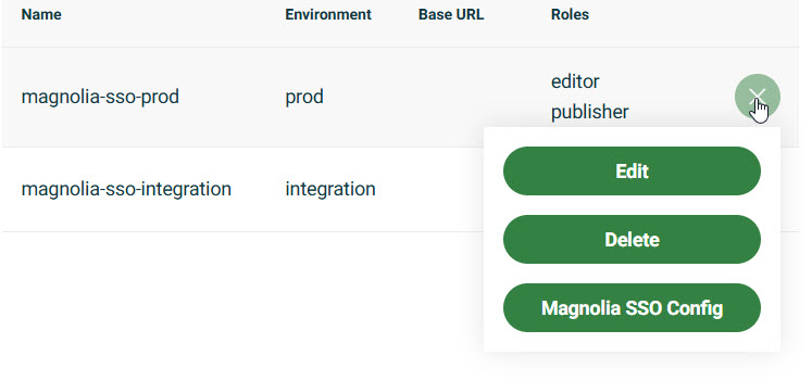 sso client sso config
