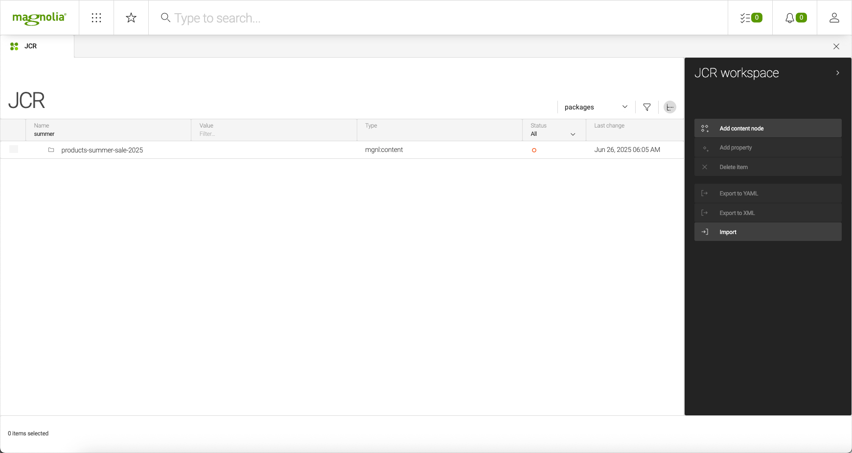 Package Manager - Build Package