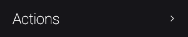 Action bar header